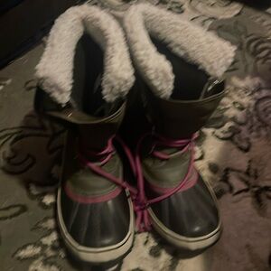 Hand Crafted Sorel Natural Rubber Boots